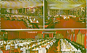 Canandaigue New York Caruso S Restaurant Postc Card Cs12018