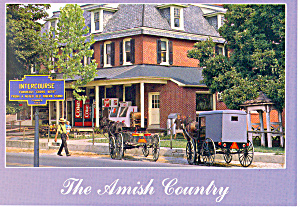 Amish Buggies in Intercourse , PA, Postcard cs2201 (Image1)