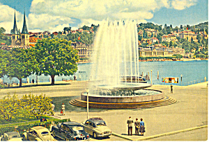 Lucerne Switzerland Wagenbach Fountain cs3127 (Image1)