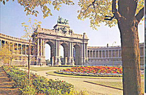 Brussels Cinquantenaire Palace Postcard Cs4164