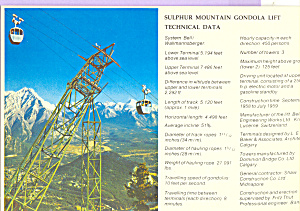 Sulphur Mountain Gondola Lift,Banff Alberta Canada cs4368 (Image1)