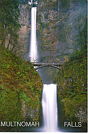 Multnomah Falls Oregon Postcard Cs6012