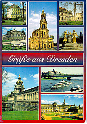 Dresden Germany Several Views Cs8165