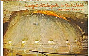 Meramec Caverns Missouri World S Largest Stalgmite Cs8250
