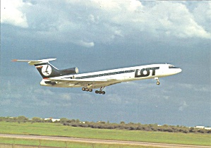 Lot Polish Airlines Tu-154m Sp-lca At Paris-orly Cs8899