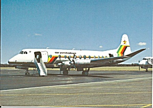 Air Zimbabwe Vickers Viscount 839 Z-wgb At Harare Cs9757