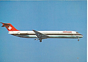 Swissair DC-9-51 HB-ISO Jetliner in Flight cs9891 (Image1)