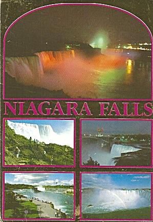 Niagara Falls Five Views Postcard Cs9998