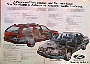 Ford Taurus Lx Wagon Mecury Sable Ls Sedan Ford038