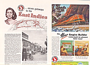 Great Northern Railway New Empire Builder East Indes 2 Asds Lot0022