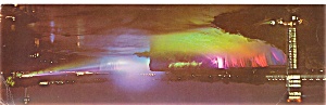 Niagara Falls Illuminated At Night Postcard Lp0092