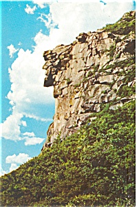 Old Man Of The Mountain New Hampshire Postcard Lp0118