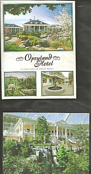 Opryland Hotel Folder of 12 Postcards lp0739 (Image1)