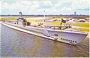 USS Drum Submarine Postcard n0033 (Image1)
