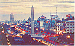 Buenos Aires Argentina Airline Issue Panagra.postcard N1069