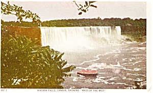 Niagara Falls Maid of the Mist Postcard p0373 (Image1)