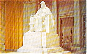 Ben Franklin Statute Philadelphia PA Postcard p0998 (Image1)