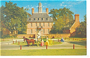 Willamsburg VA Governor s Palace Postcard p10706 (Image1)