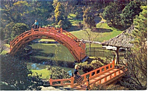 San Marino California Moon Bridge Postcard p10941 1963 (Image1)