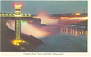 Prospect Point Tower Niagara Falls Canada Postcard P10995