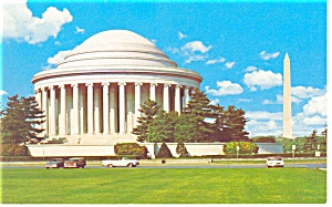 Washington DC Jefferson Memorial p11086 Postcard (Image1)