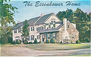 Gettysburg Pa The Eisenhower Home Postcard P11121