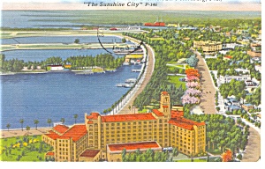 St Petersburg Fl Waterfront Park Postcard P11439 1968