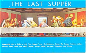 The Last Supper Gatlinburg Tn Postcard P12122