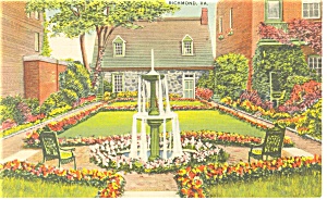 Richmond Va Edgar Allen Poe Shrine Postcard P12264