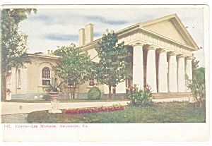 Arlington Va Custis Lee Mansion Postcard P12338