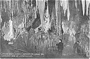Luray  Caverns VA Postcard p1279 1906 (Image1)