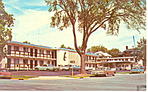 Rochester Mn Penquin Motel Cars 60s Postcard P12975 1965