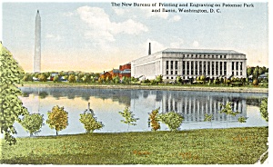 Washington DC Bureau Of Printing And Engraving Postcard p13033 (Image1)