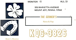 KQG-3826 CB Response Card p13341 (Image1)