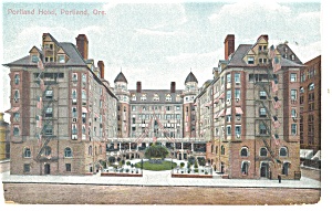 Portland OR Portland Hotel Postcard p14164 (Image1)