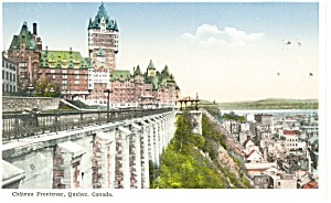 Montreal Quebec Chatteau Frontenac Postcard p14233 (Image1)
