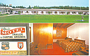 Oasis Motel Nova Scotia Canada Postcard P14819