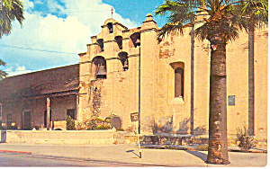 Mission San Gabriel  Arcangel Postcard p14850 (Image1)