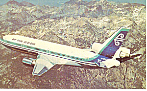 Air New Zealand Dc-10,airline Issue Postcard P15021