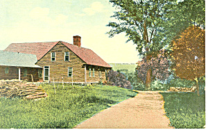 Large Rural Home Scenic Postcard P15277