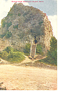 Sugar Loaf Mackinac Island Mi Postcard P15296