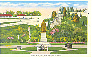 Old Fort Mackinac Island Mi Postcard P15325