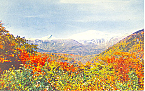 Mt Washington Nh From Crawford Notch Postcard P15735 1962