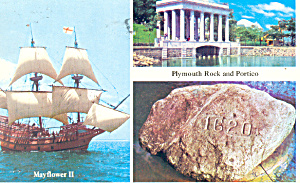 Views of Plymouth MA   Postcard p16667 1983 (Image1)