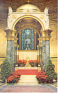 Main Altar St Peter s St Paul s  Philadelphia   Postcard p16677 (Image1)