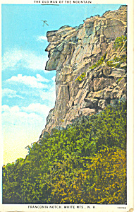 Old Man Of The Mountain Nh Postcard P17079