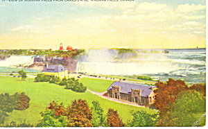 Niagara Falls From Oakes Drive Postcard p17320 1939 (Image1)