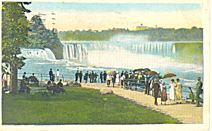 Niagara Falls NY From Prospect Point Postcard p17324 1934 (Image1)