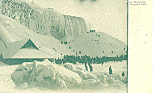 Ice Mountain Niagara Falls Ny Postcard P17500 1906