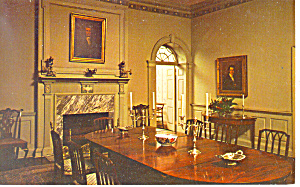 Dining Room John Marshall s  House VA Postcard p18320 (Image1)